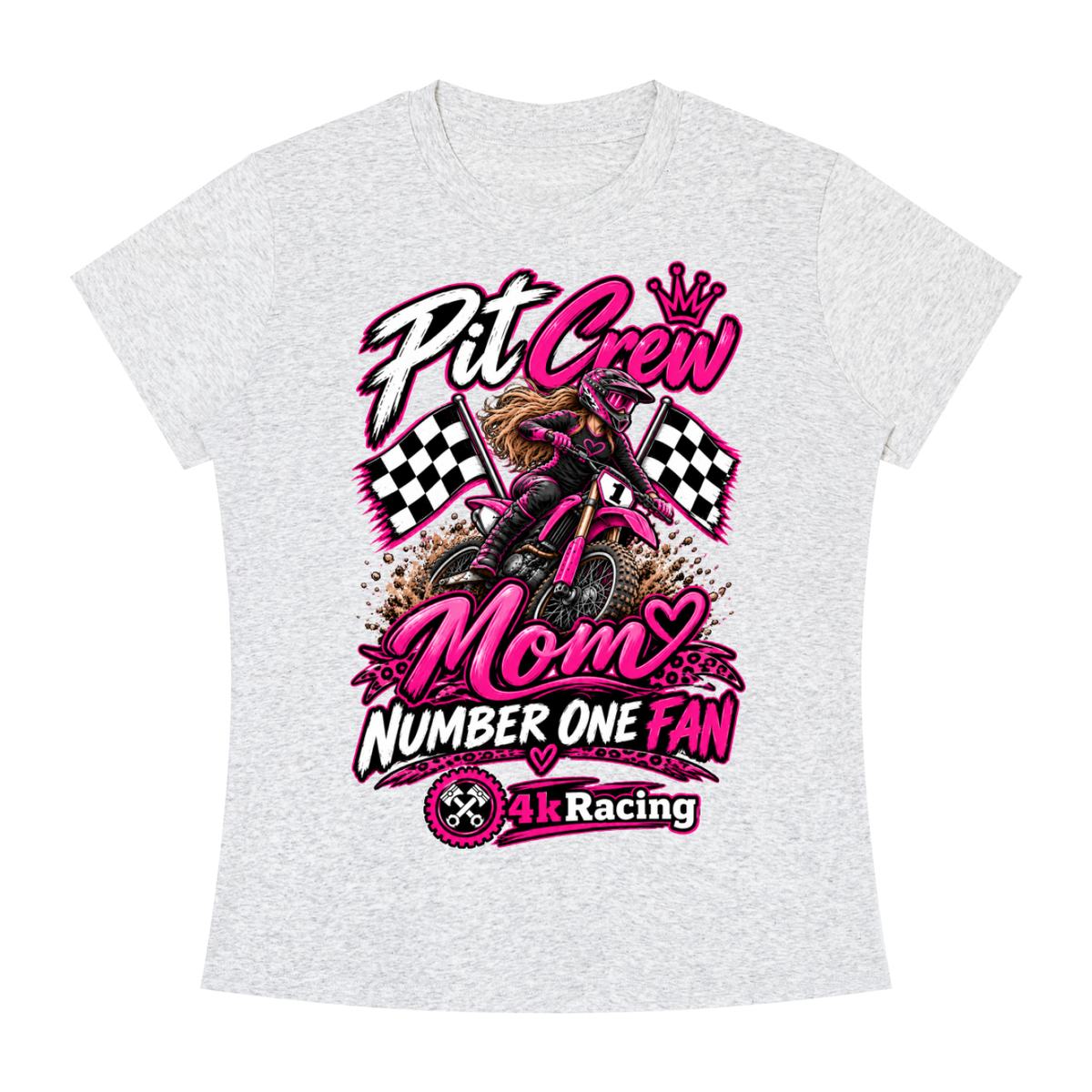 Women's Slim Fit Tee "Pit Crew"