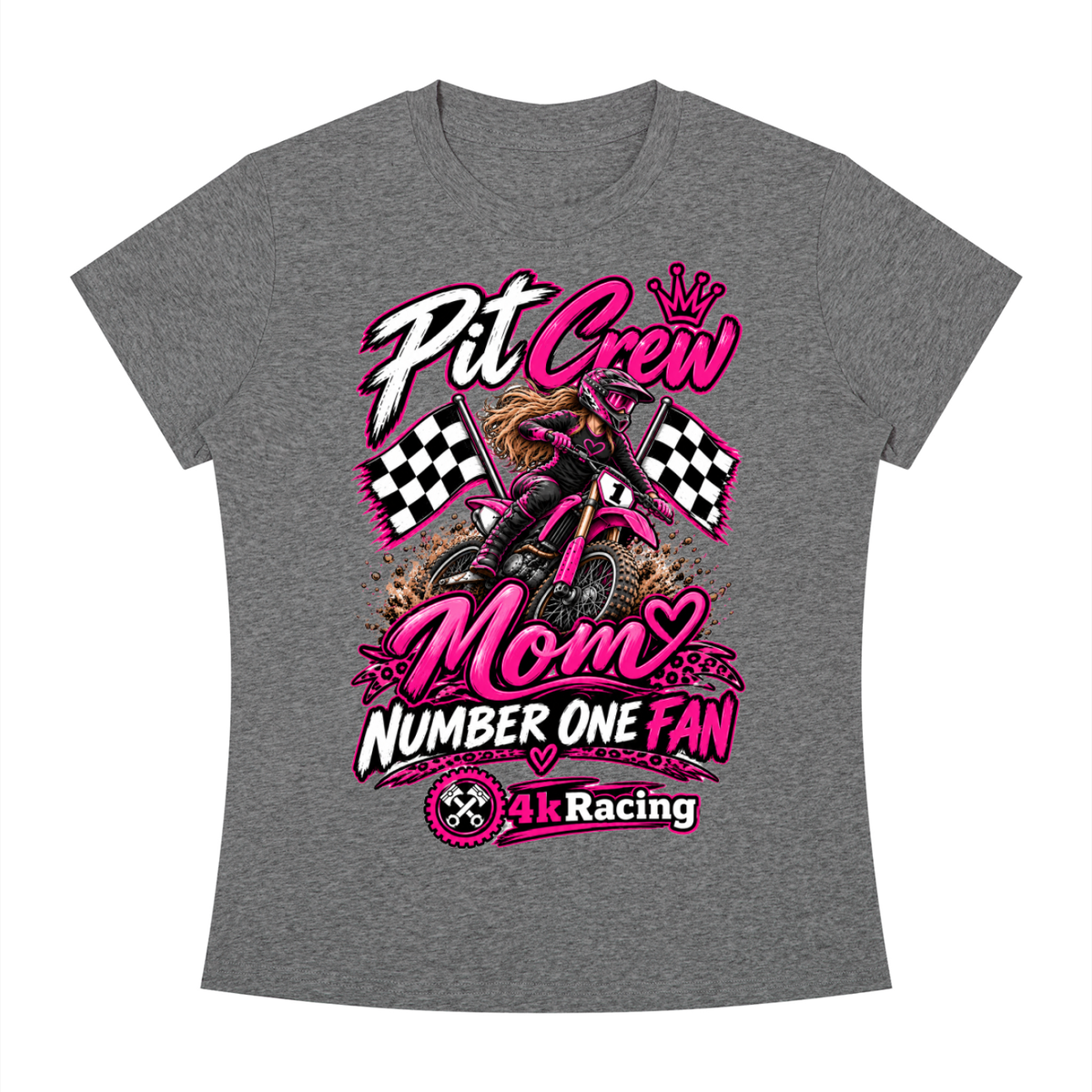 Women's Slim Fit Tee "Pit Crew"