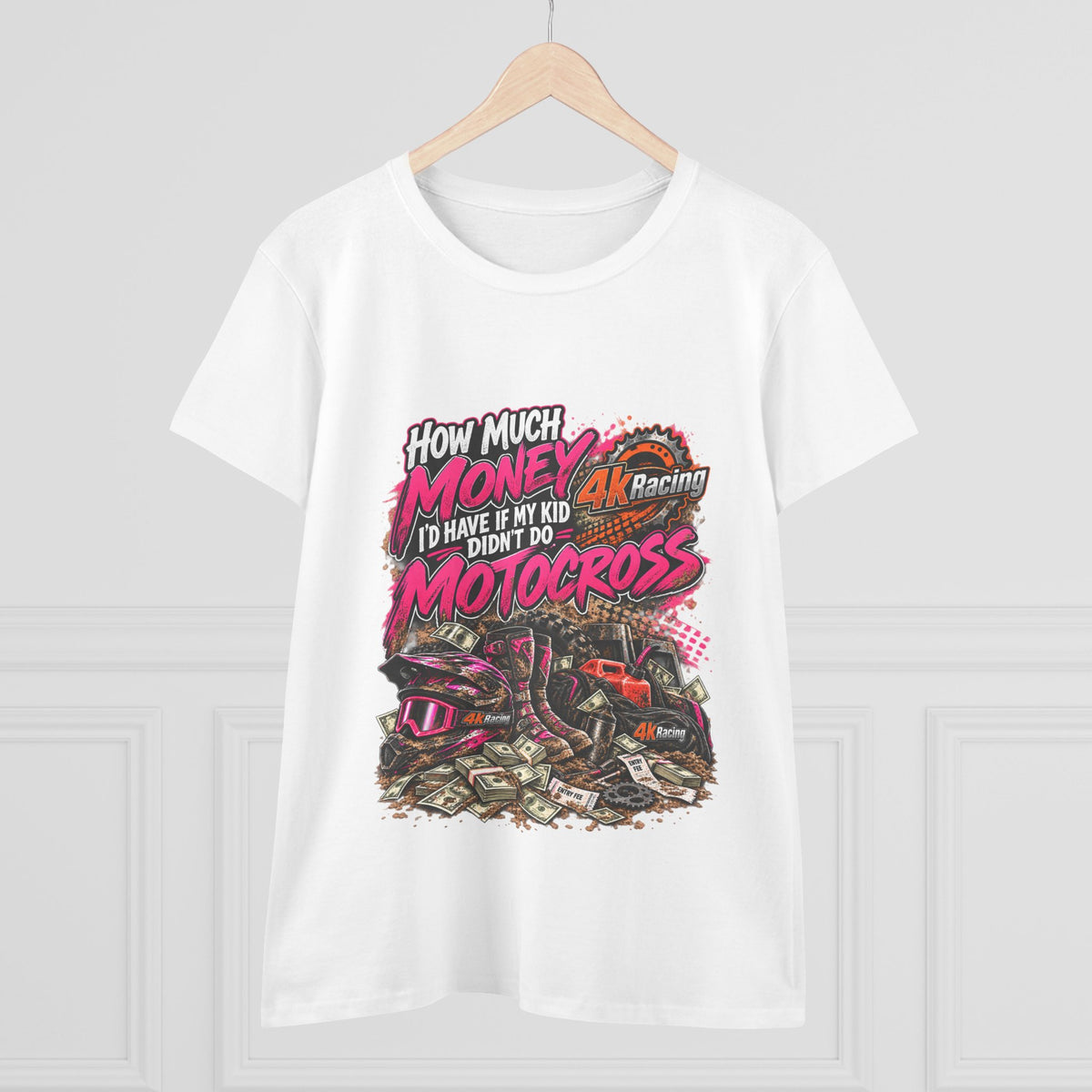 How Much Money — 4kRacing Motocross Tee