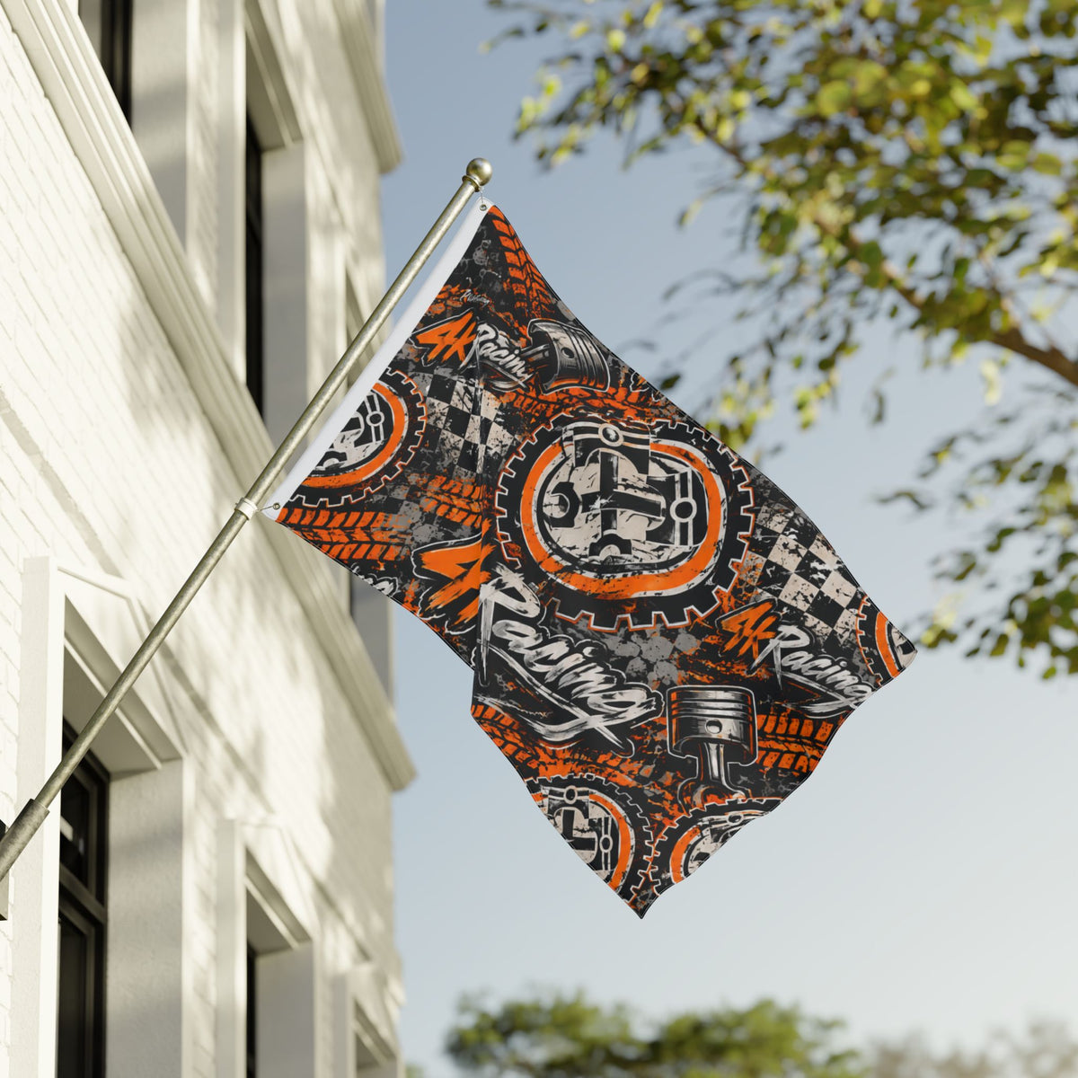 4kRacing Double-Sided Racing Flag — 36" × 60"