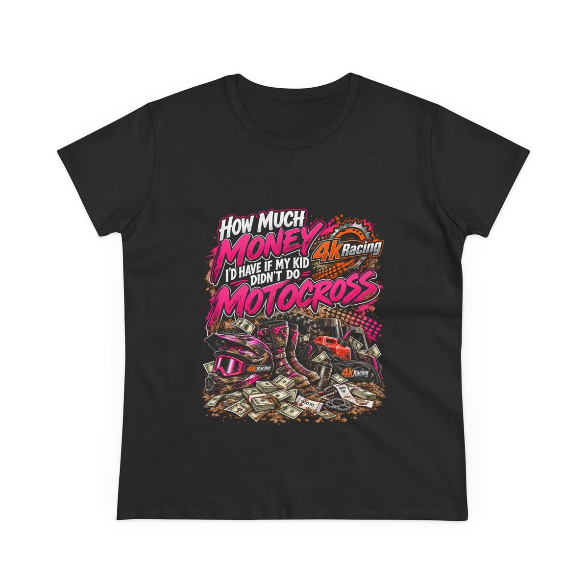 How Much Money — 4kRacing Motocross Tee