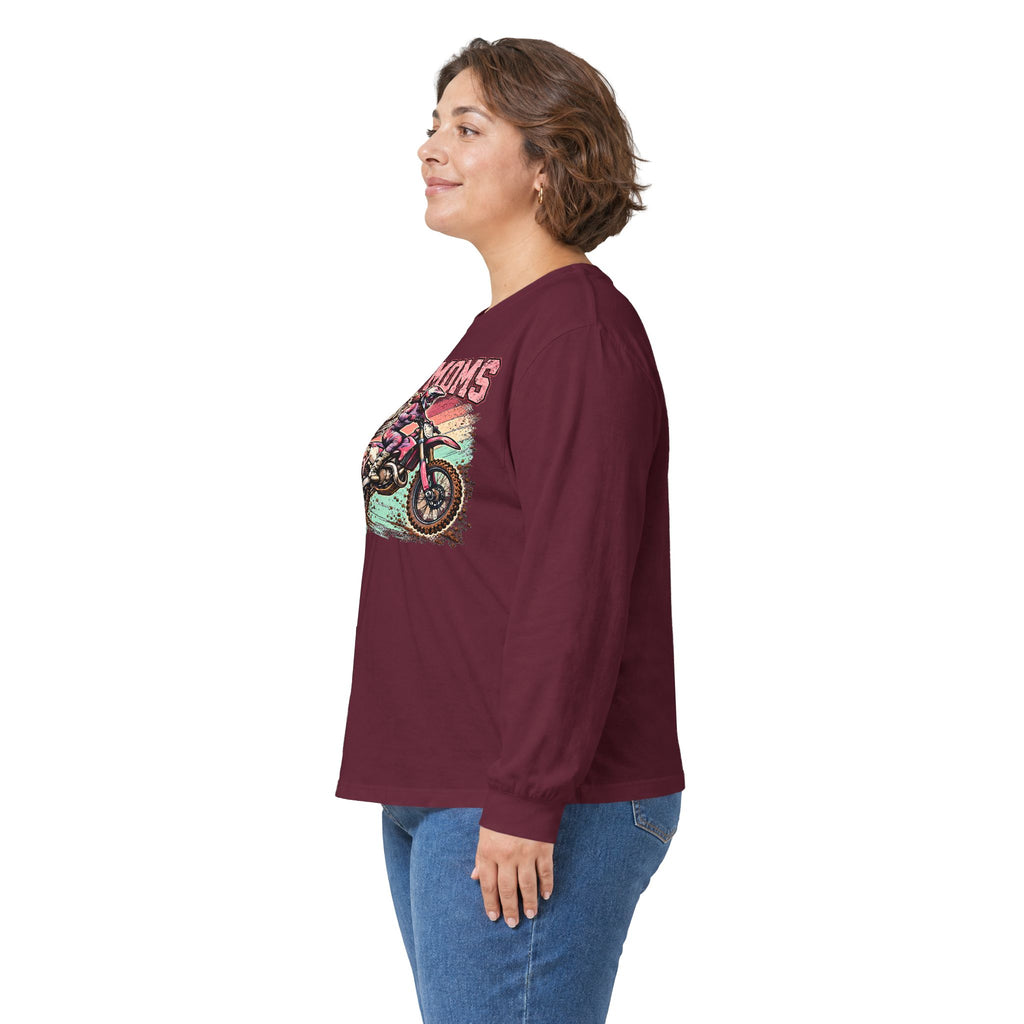 4kRacing Moto Moms — Fueled by Coffee & Anxiety Long Sleeve Tee