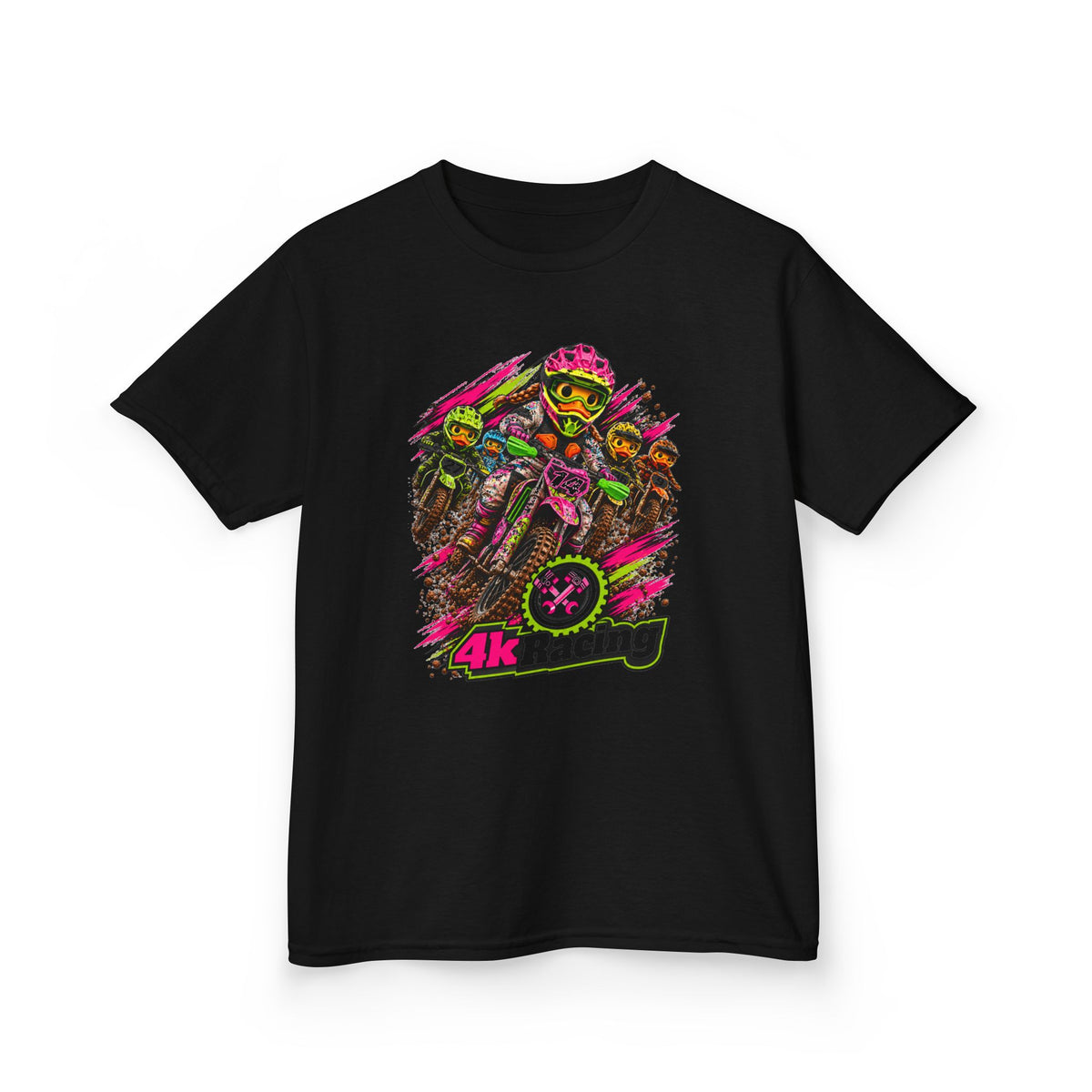 Kara's #14 4kRacing Motocross Kids Tee