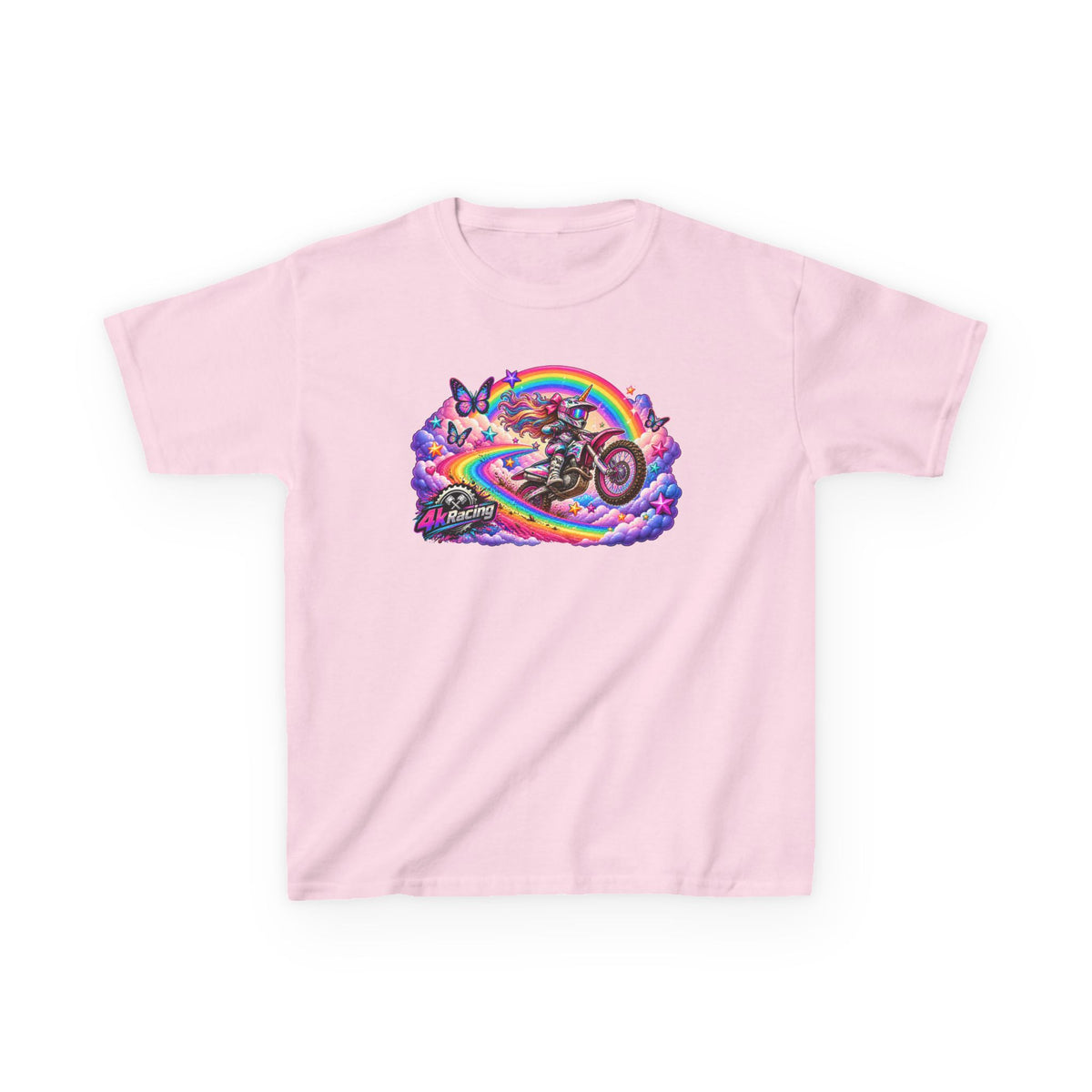 Kids Tee — Rainbow Moto Adventure