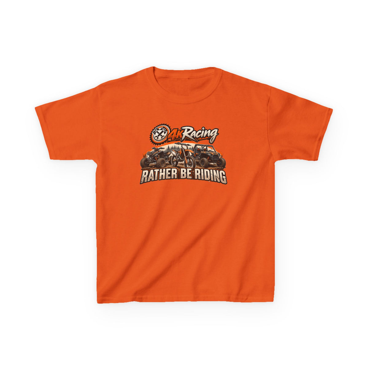Kids Racing Tee — Rather Be Riding