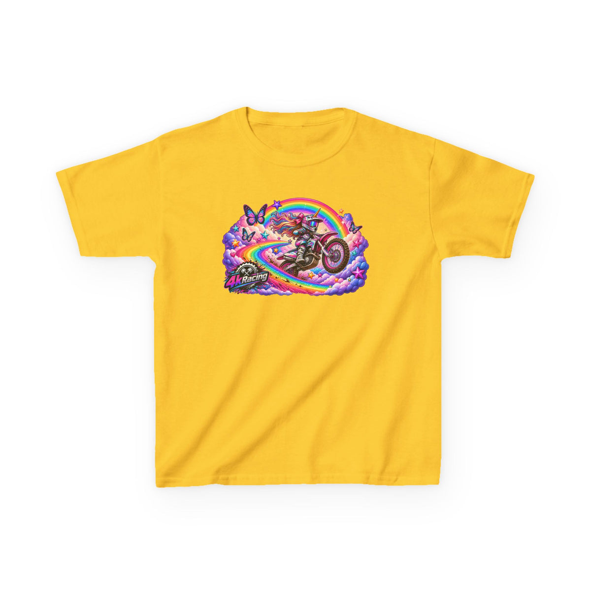 Kids Tee — Rainbow Moto Adventure