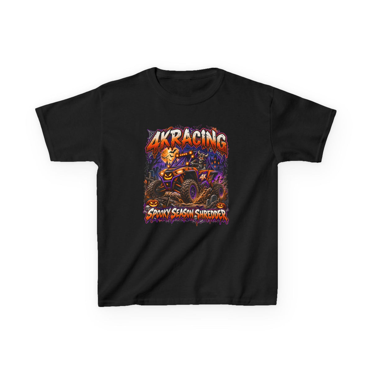 Kids Tee — 4kRacing: Spooky Season Shredder