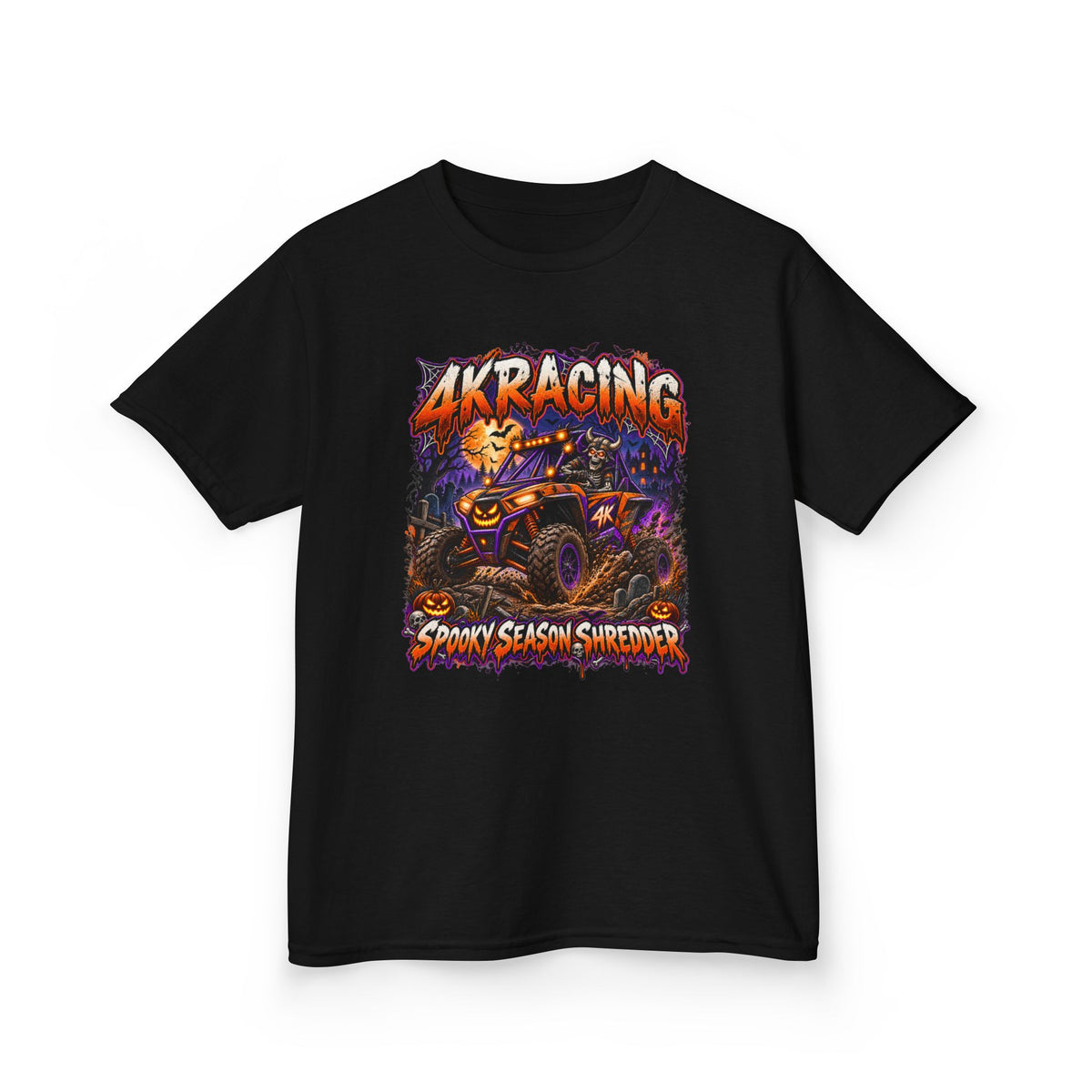 Kids Tee — 4kRacing: Spooky Season Shredder