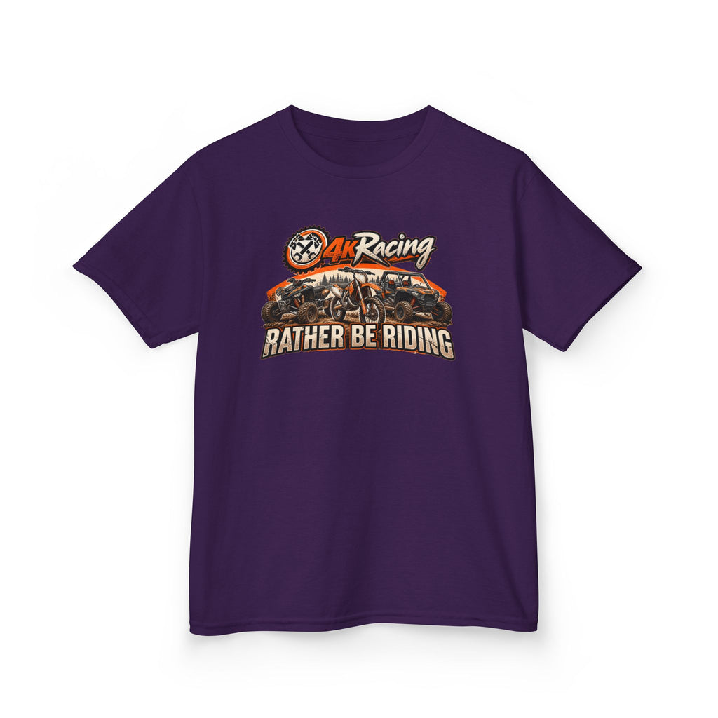 Kids Racing Tee — Rather Be Riding