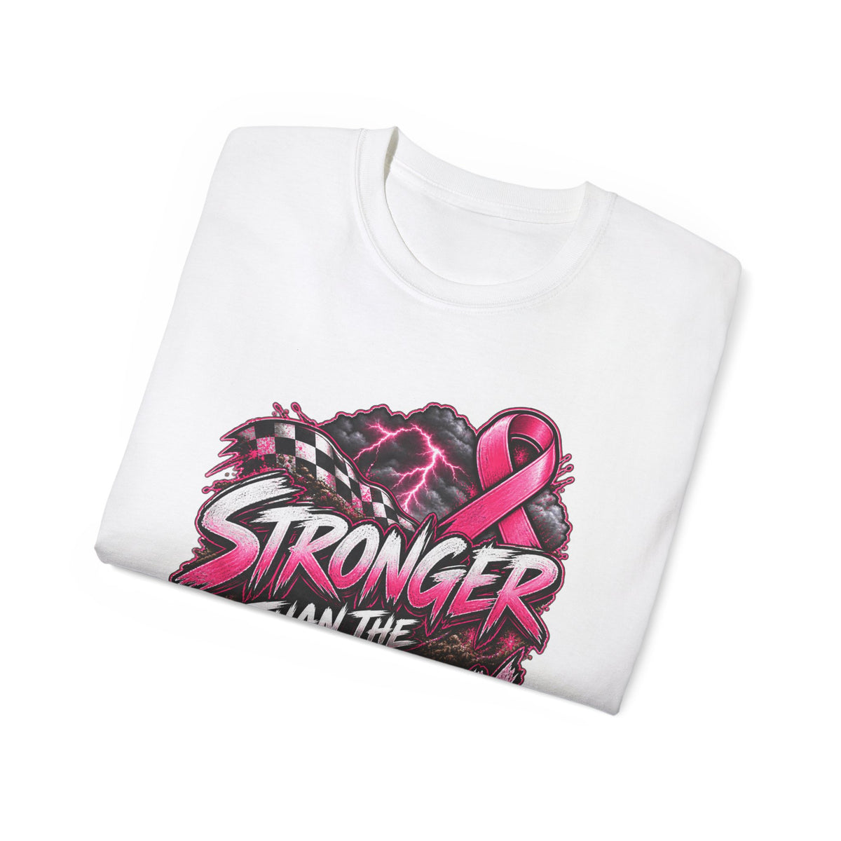 Stronger Than the Storm — 4kRacing Awareness Tee