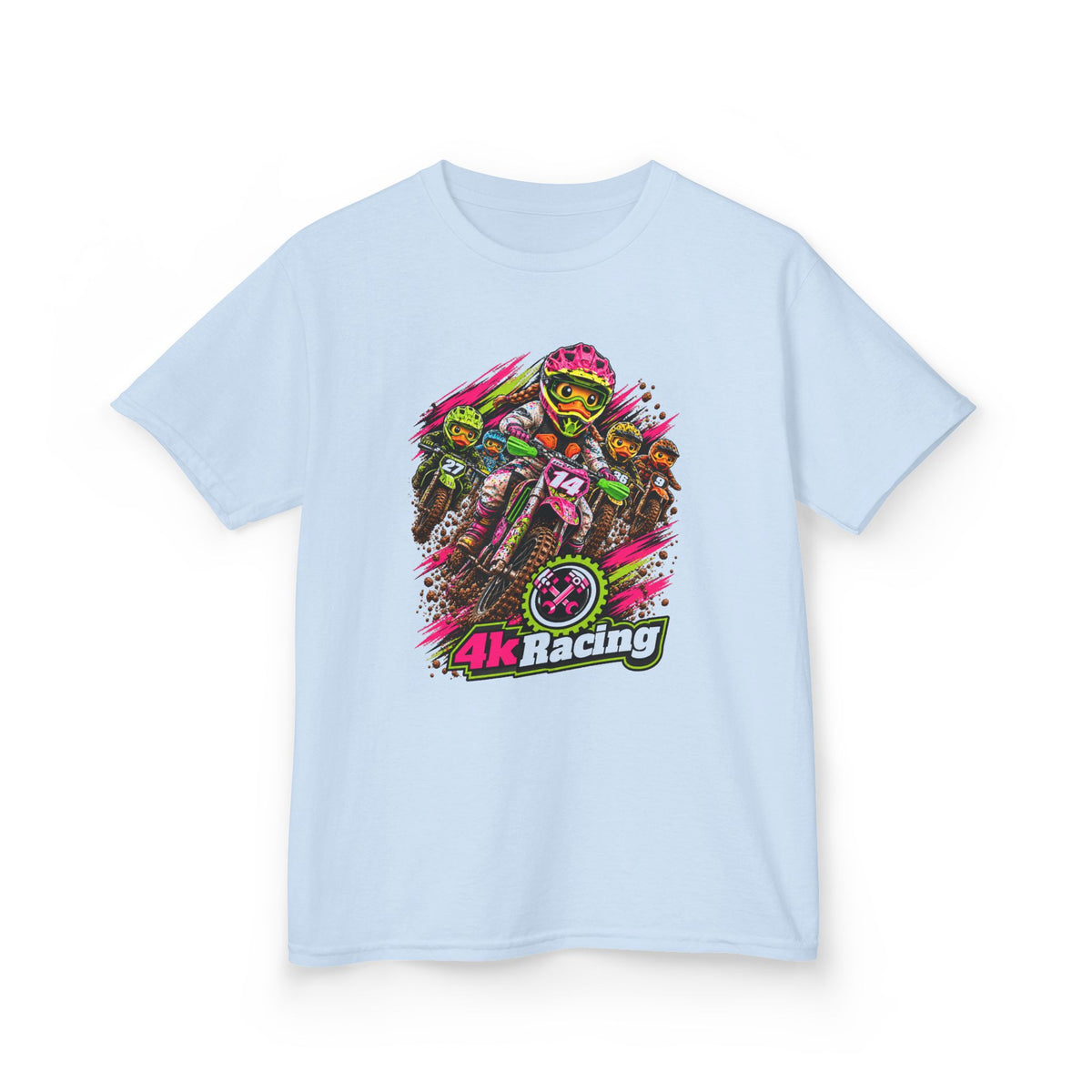 Kara's #14 4kRacing Motocross Kids Tee