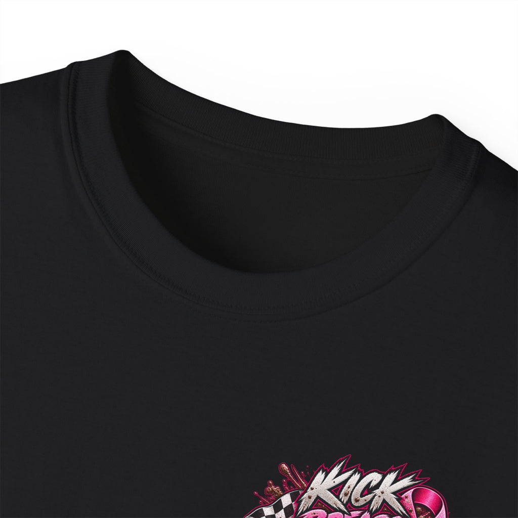 Kick Breast Cancer to the Dirt — 4kRacing Awareness Tee