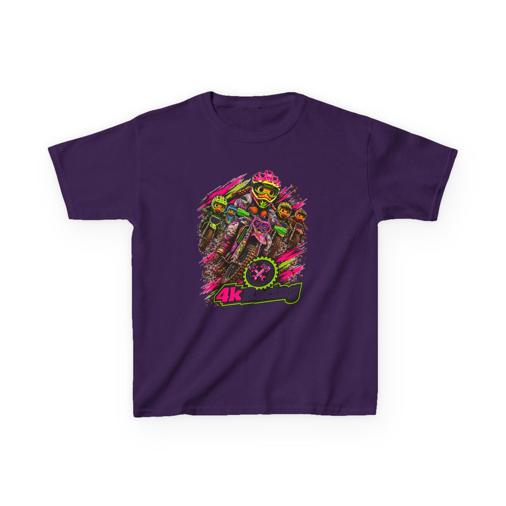 Kara's #14 4kRacing Motocross Kids Tee