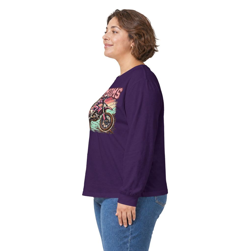 4kRacing Moto Moms — Fueled by Coffee & Anxiety Long Sleeve Tee