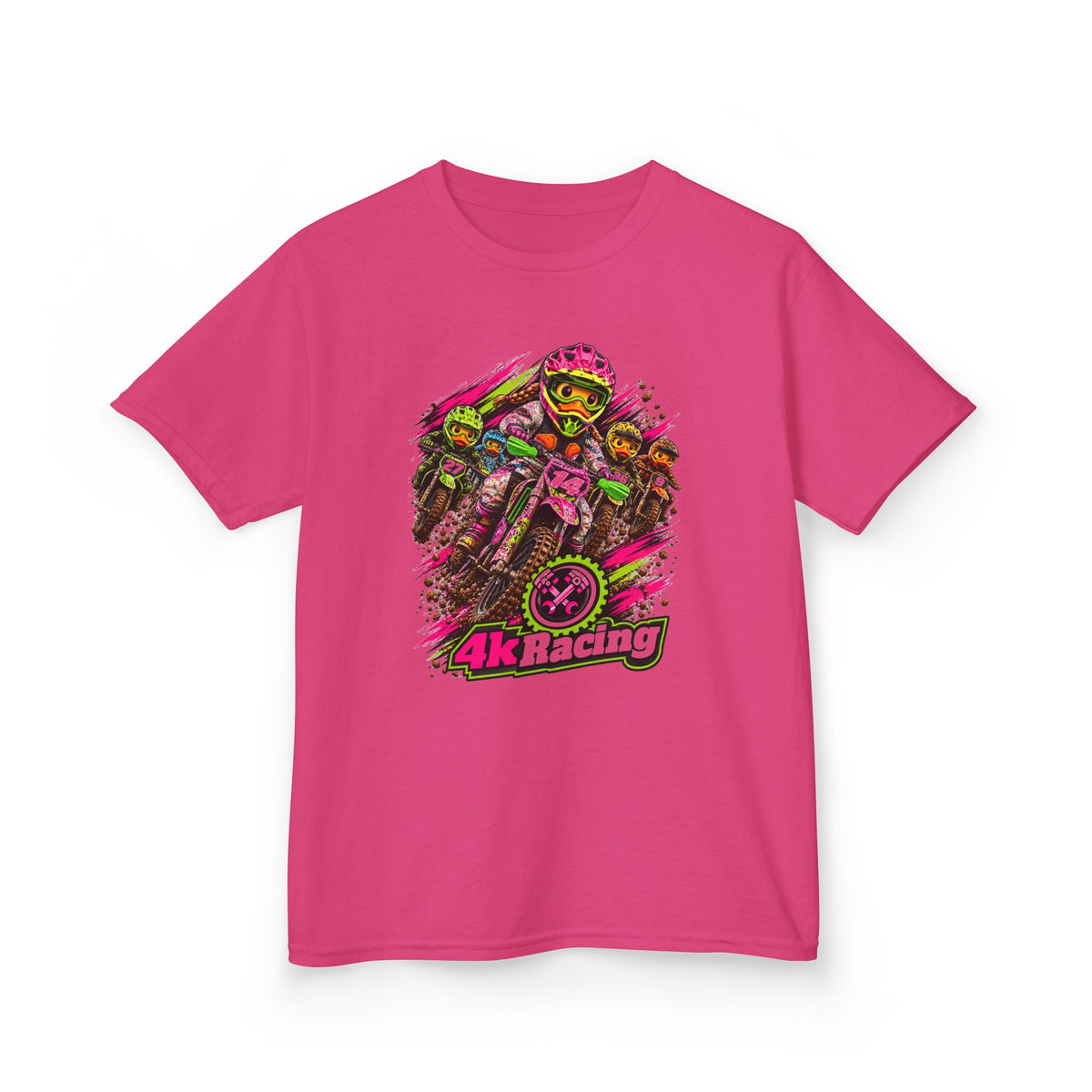 Kara's #14 4kRacing Motocross Kids Tee