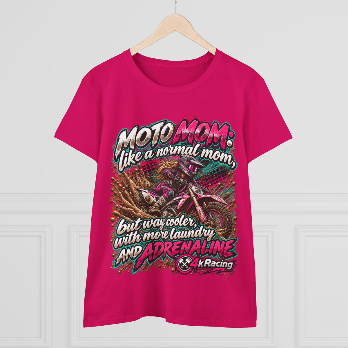 Moto Mom — 4kRacing Tee