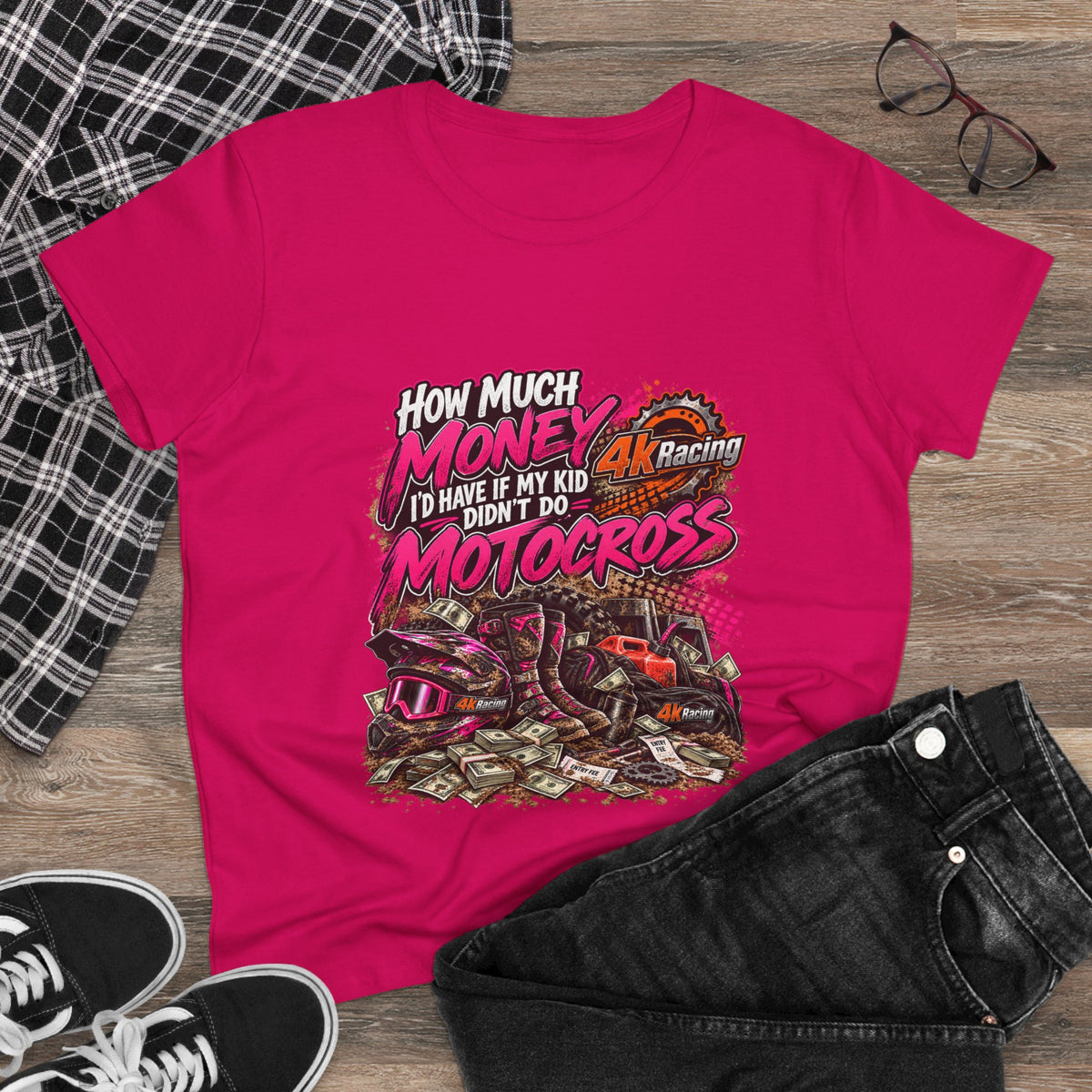 How Much Money — 4kRacing Motocross Tee