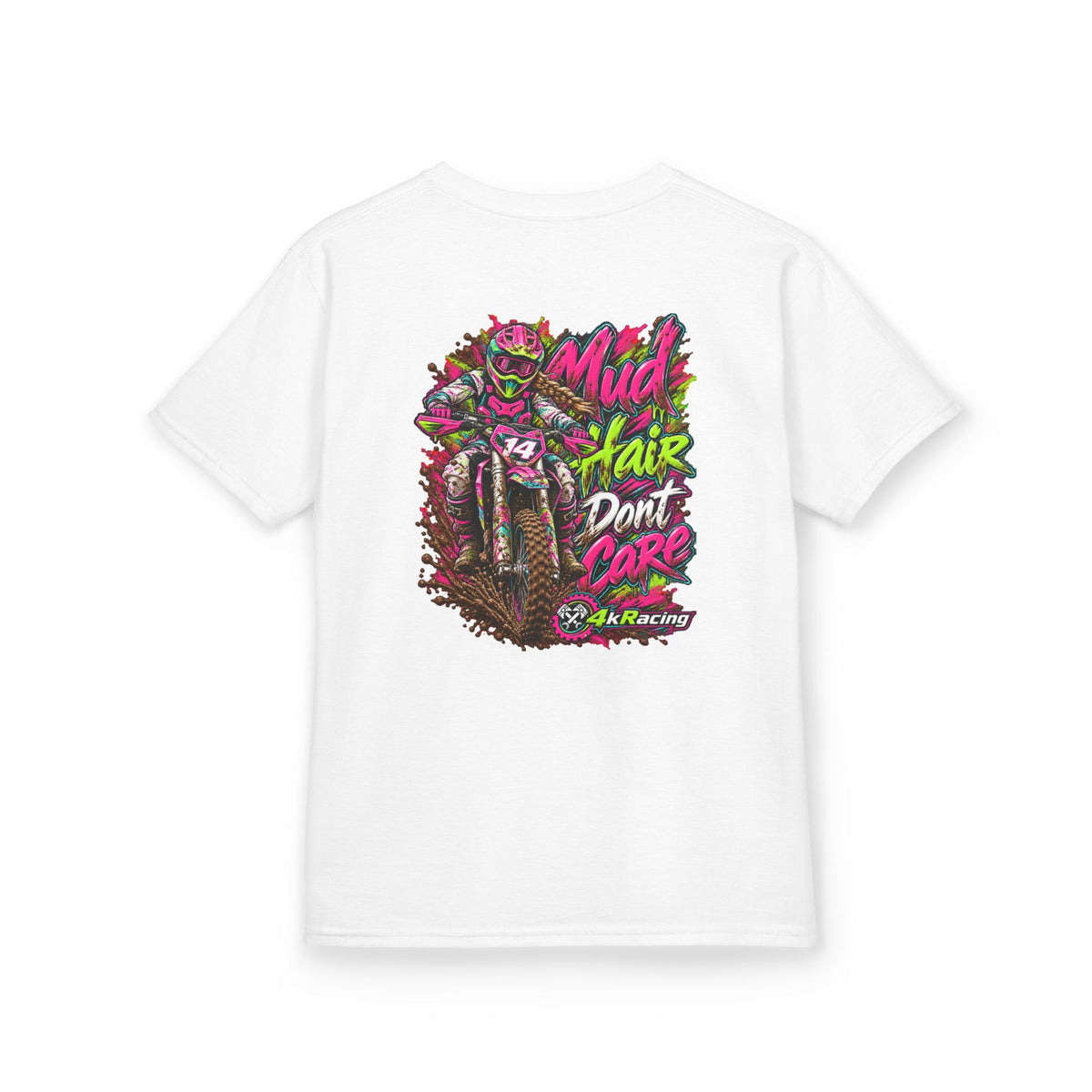 Girls Tee "Mud Hair Don’t Care"