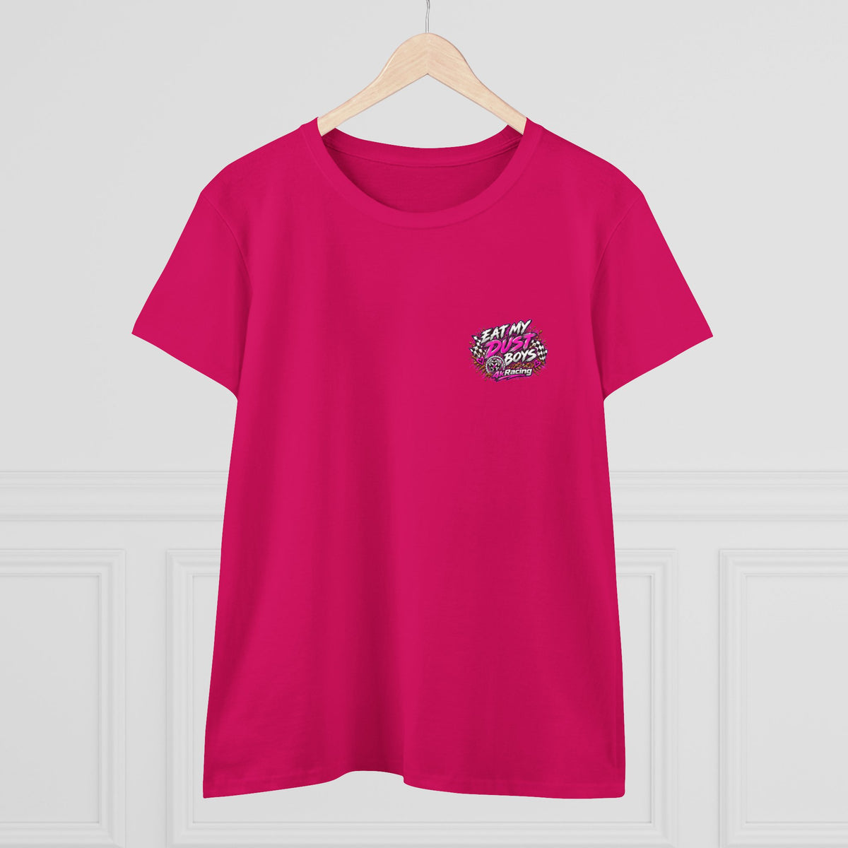 Women's Tee "Eat My Dust Boys"  Dirt Bike Graphic