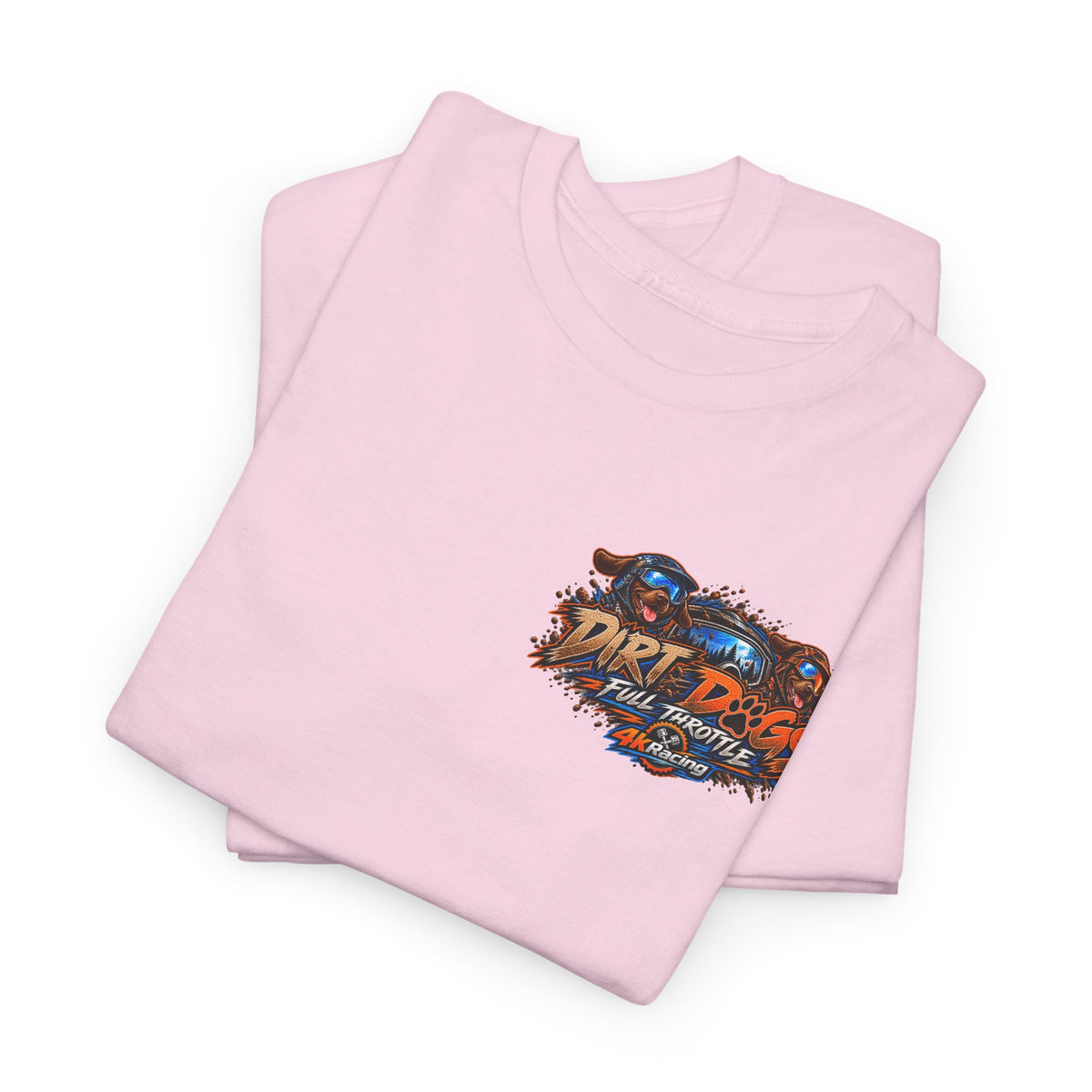 DIRT, DOGS & FULL THROTTLE — ADULT TEE