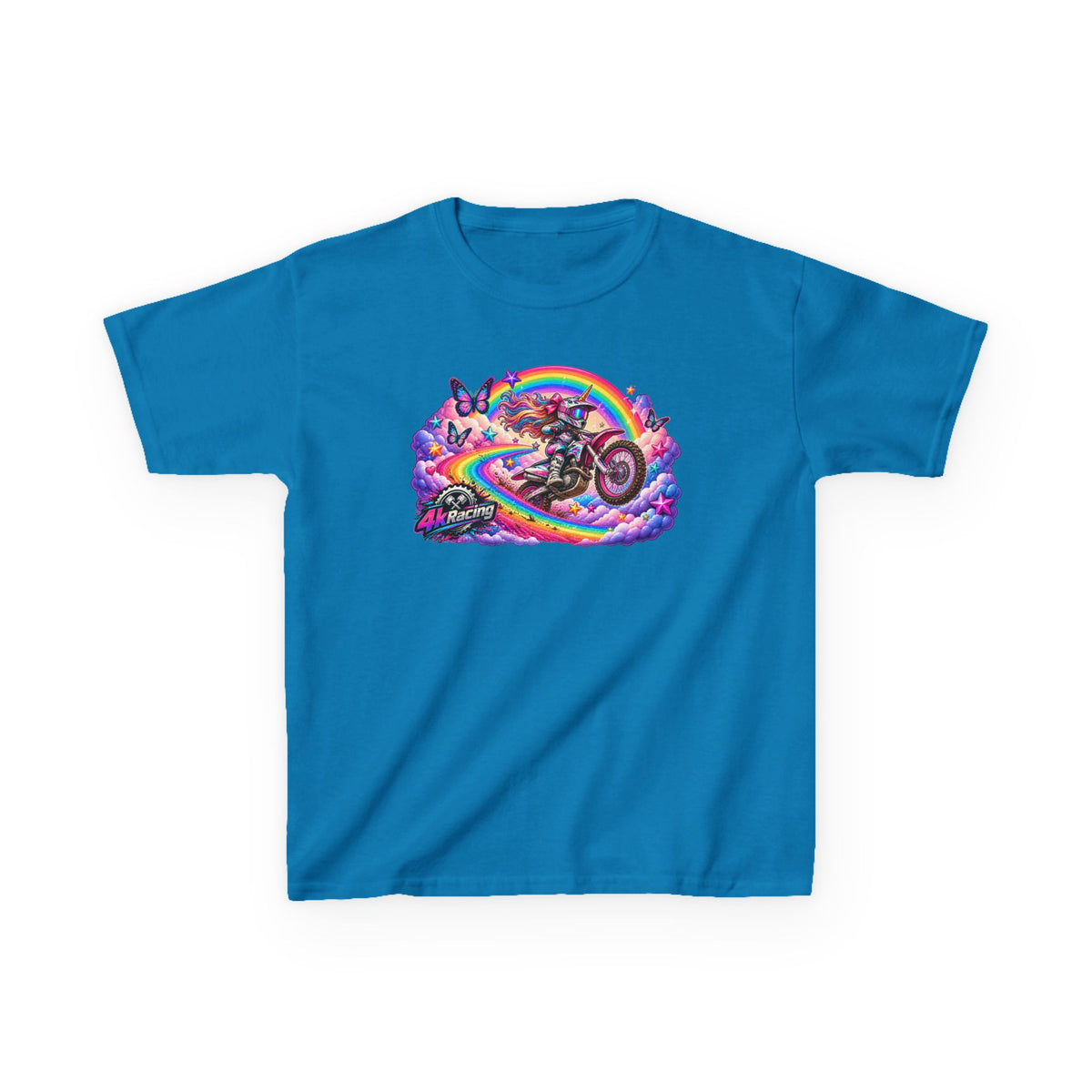 Kids Tee — Rainbow Moto Adventure