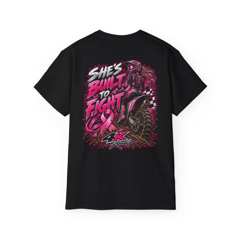 She's Built to Fight — 4kRacing Awareness Tee