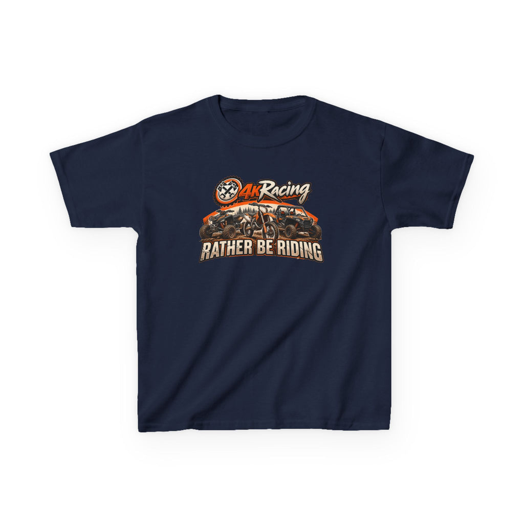 Kids Racing Tee — Rather Be Riding