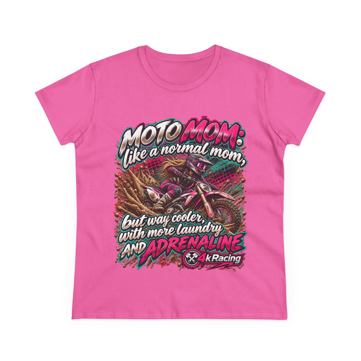 Moto Mom — 4kRacing Tee