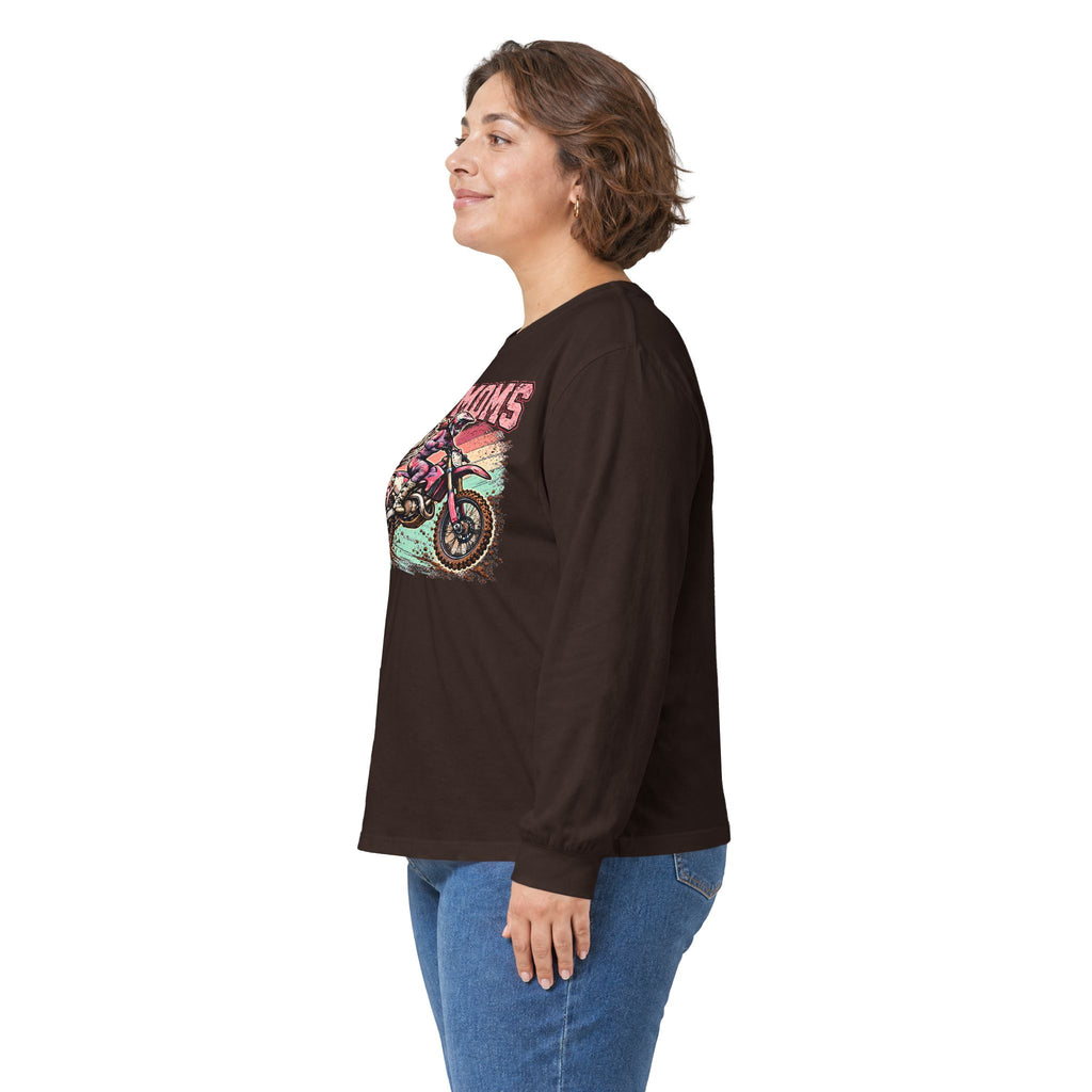 4kRacing Moto Moms — Fueled by Coffee & Anxiety Long Sleeve Tee