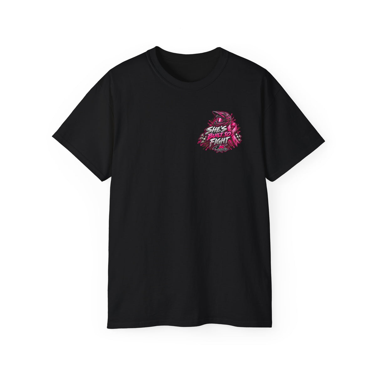 She's Built to Fight — 4kRacing Awareness Tee