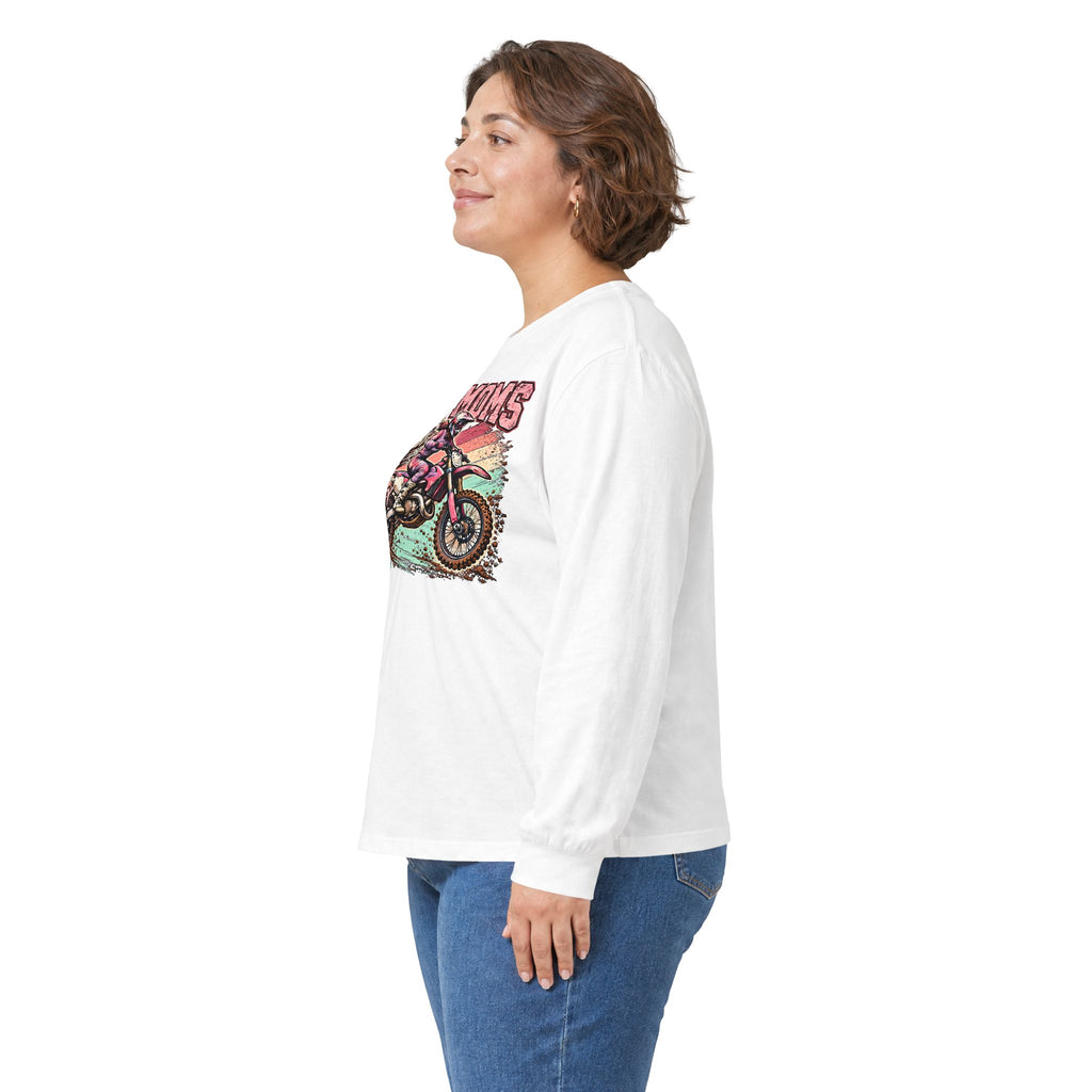 4kRacing Moto Moms — Fueled by Coffee & Anxiety Long Sleeve Tee
