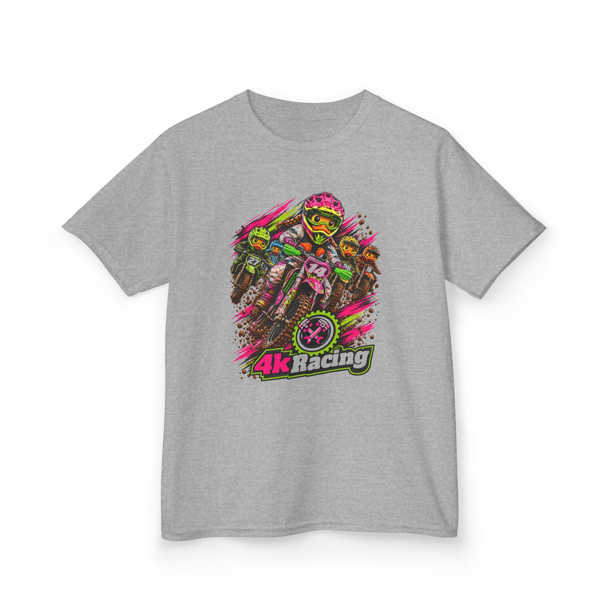 Kara's #14 4kRacing Motocross Kids Tee