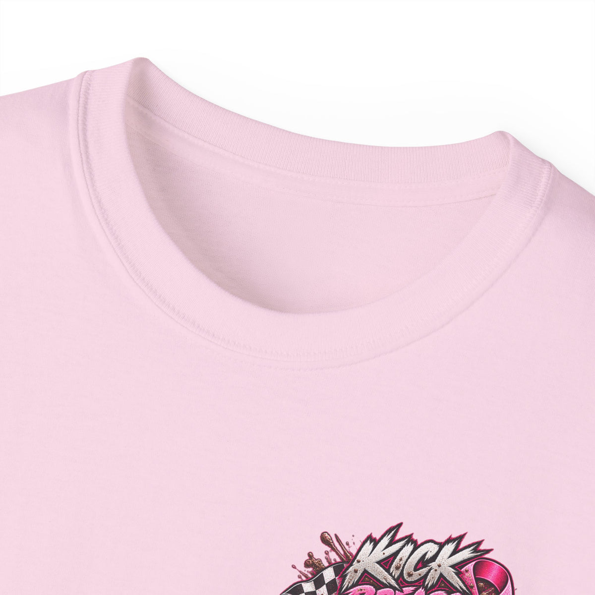 Kick Breast Cancer to the Dirt — 4kRacing Awareness Tee
