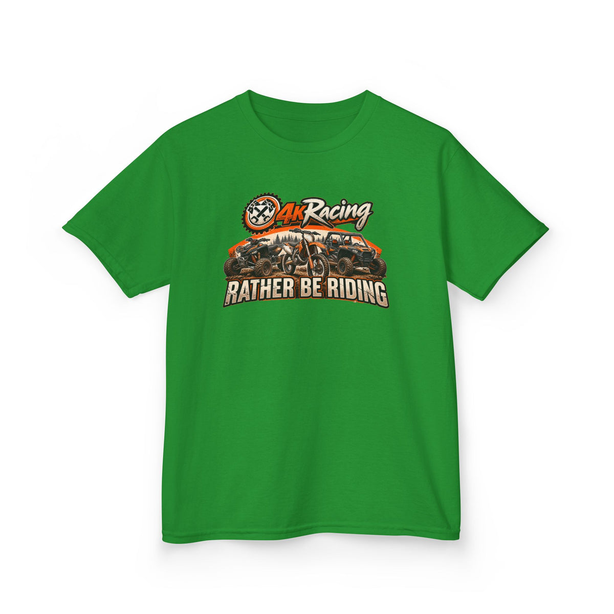 Kids Racing Tee — Rather Be Riding