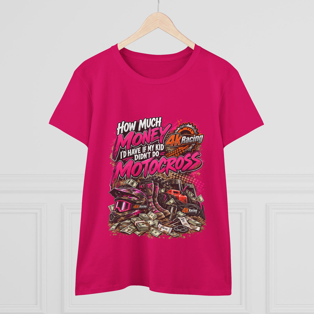 How Much Money — 4kRacing Motocross Tee