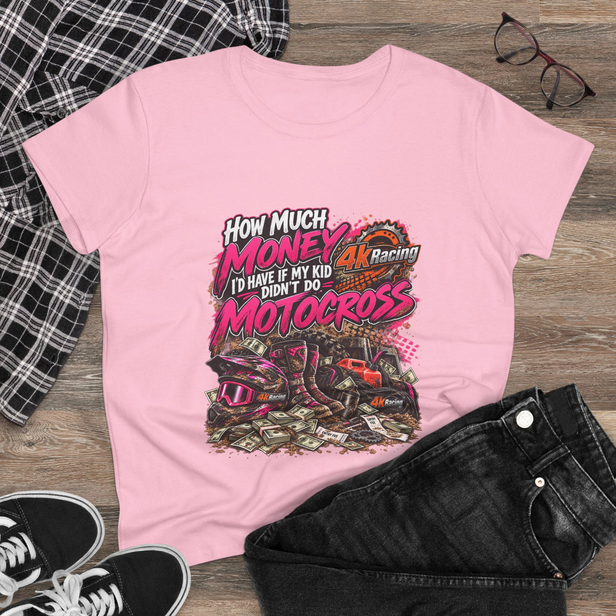 How Much Money — 4kRacing Motocross Tee