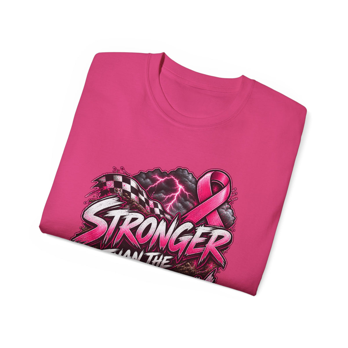 Stronger Than the Storm — 4kRacing Awareness Tee