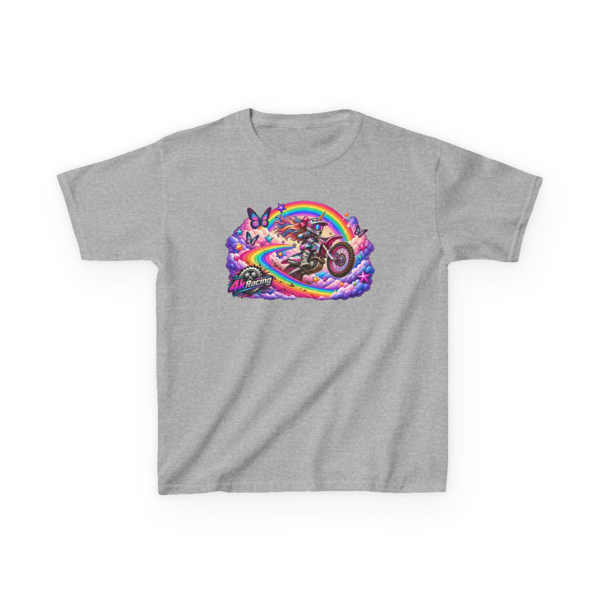 Kids Tee — Rainbow Moto Adventure