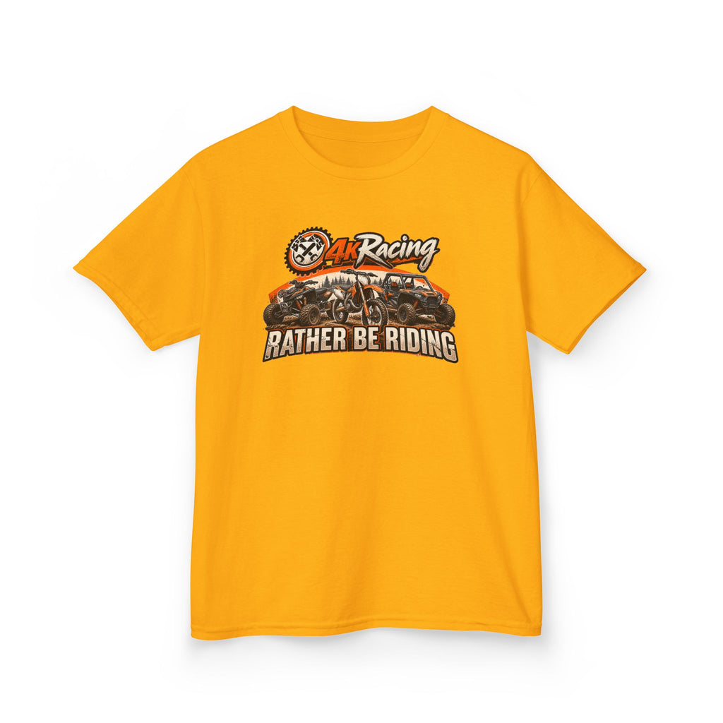 Kids Racing Tee — Rather Be Riding