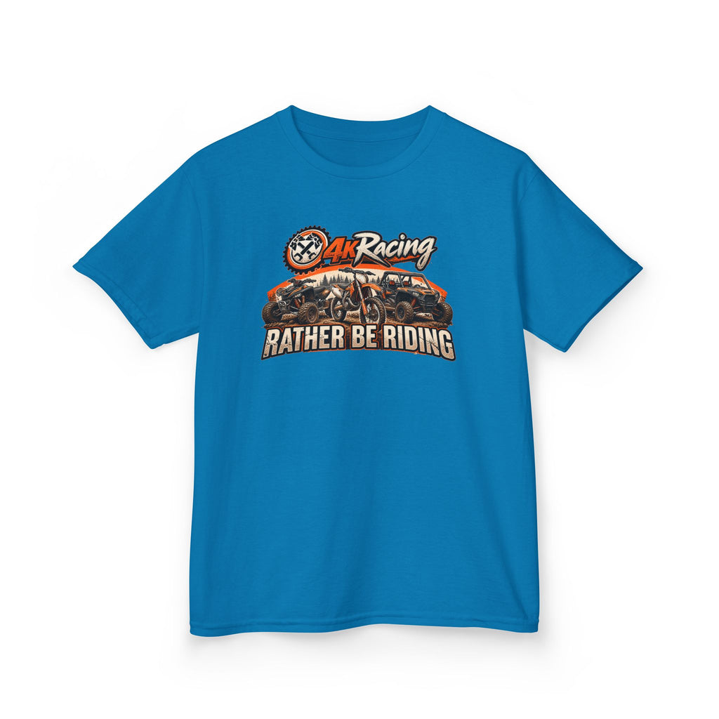 Kids Racing Tee — Rather Be Riding