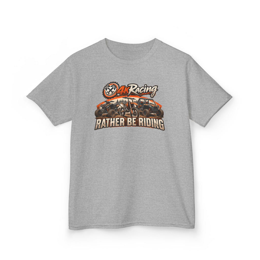 Kids Racing Tee — Rather Be Riding