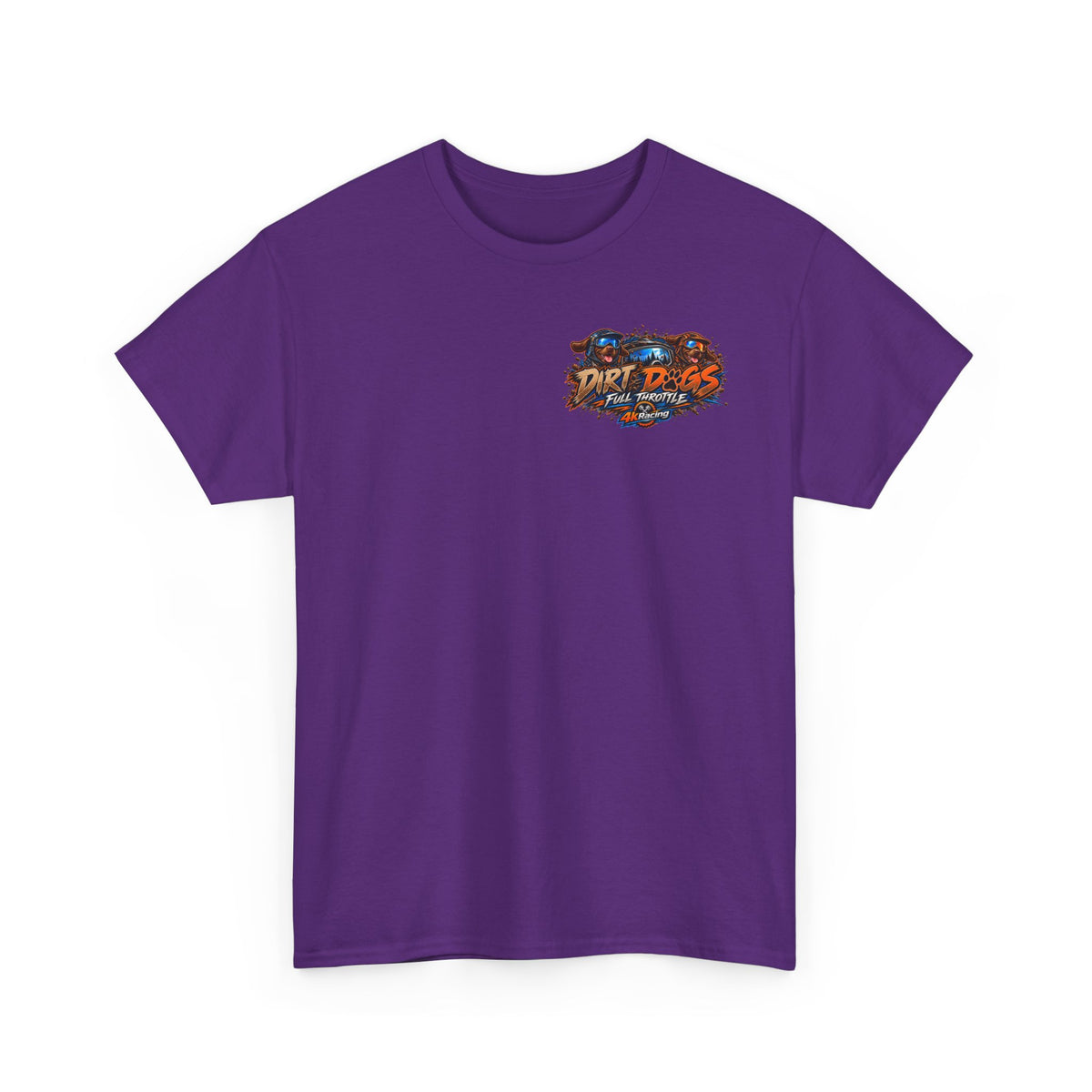 DIRT, DOGS & FULL THROTTLE — ADULT TEE