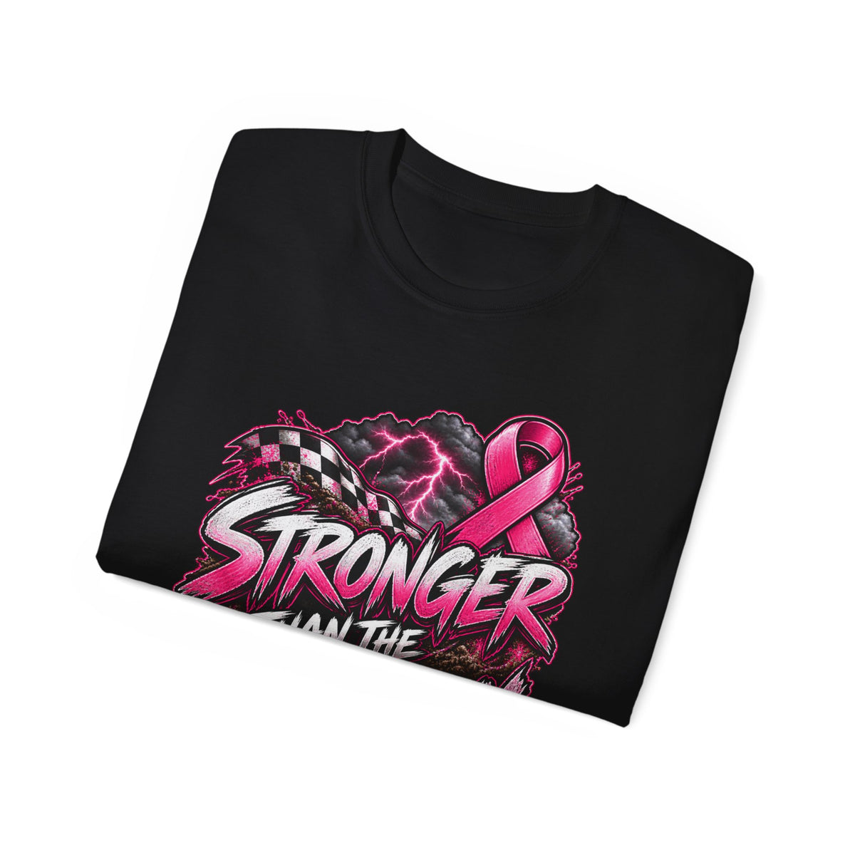 Stronger Than the Storm — 4kRacing Awareness Tee