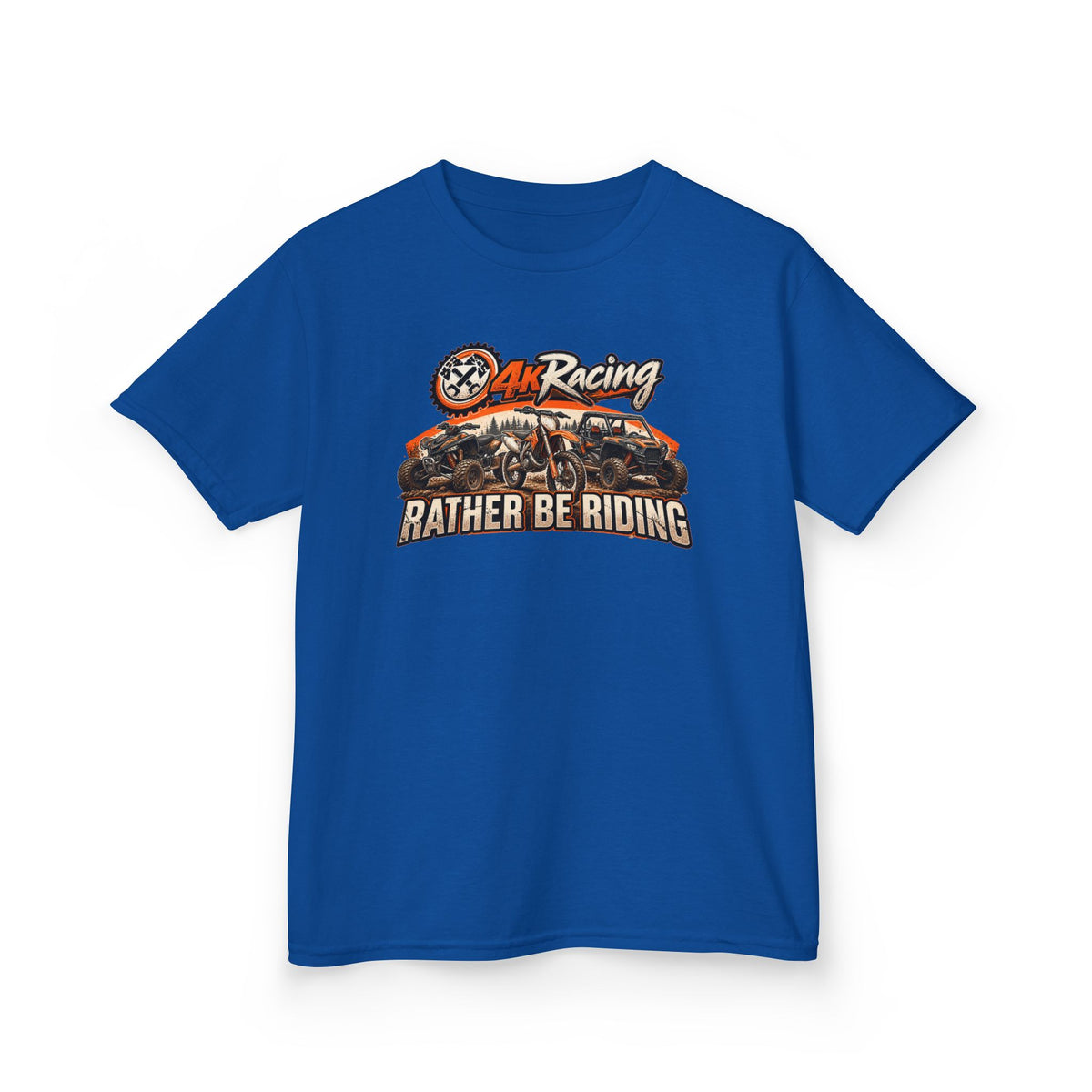 Kids Racing Tee — Rather Be Riding