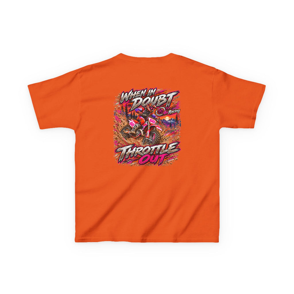 Kids Tee "When in Doubt Throttle Out"