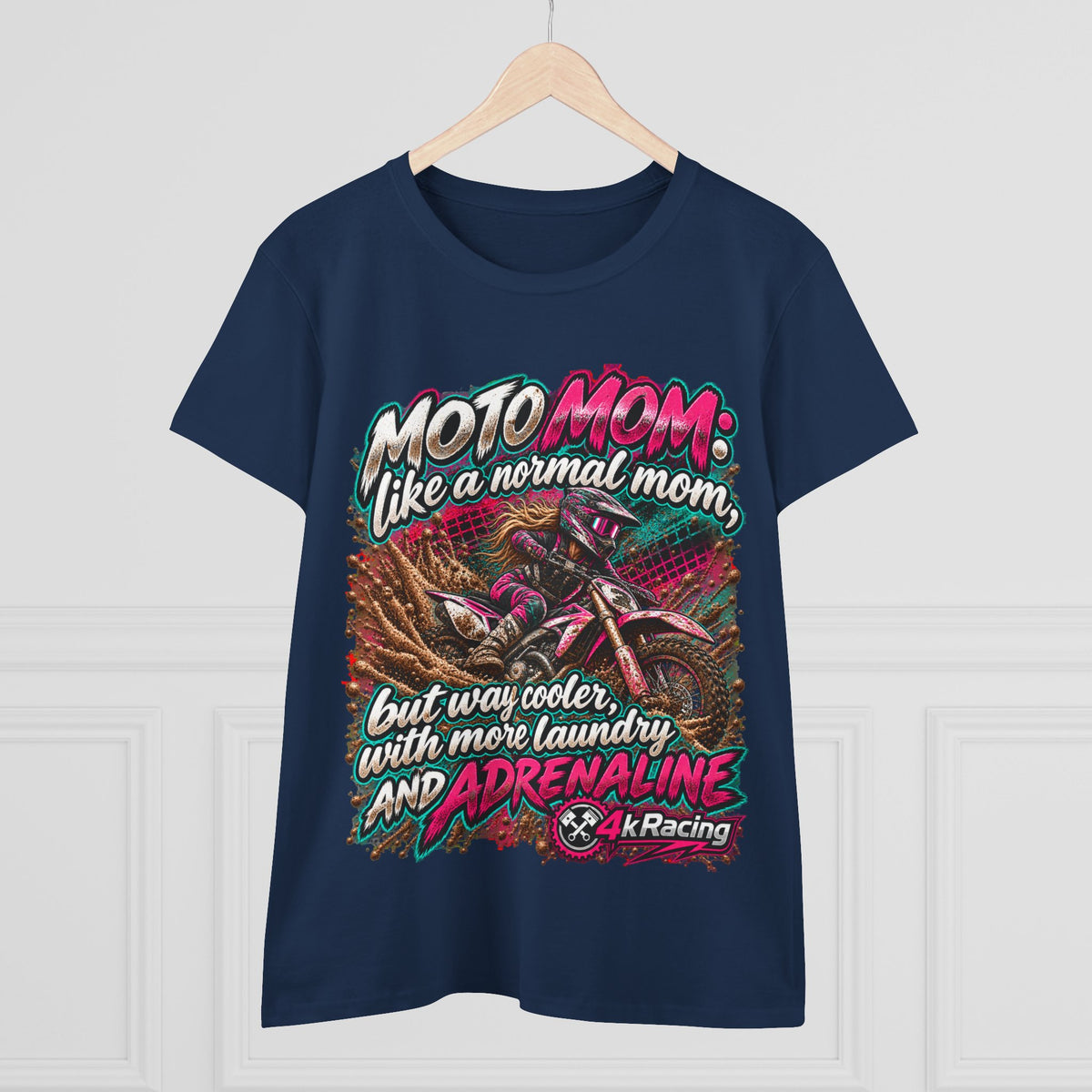 Moto Mom — 4kRacing Tee