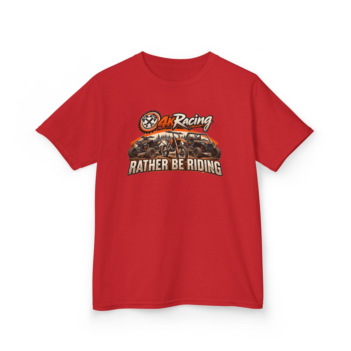 Kids Racing Tee — Rather Be Riding