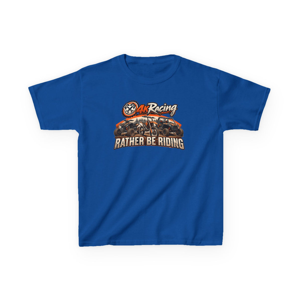 Kids Racing Tee — Rather Be Riding
