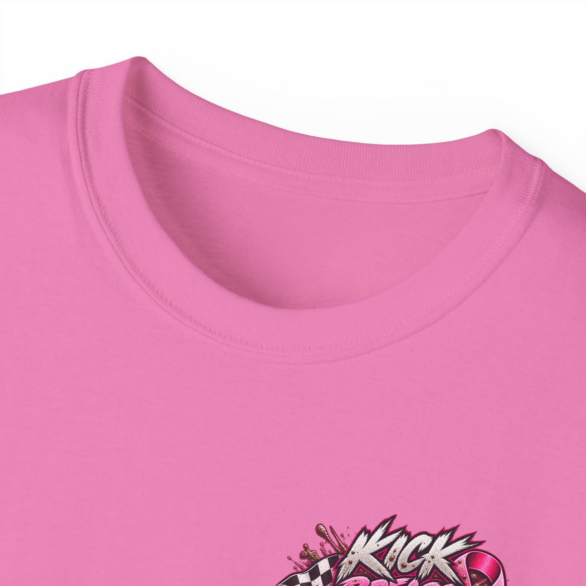 Kick Breast Cancer to the Dirt — 4kRacing Awareness Tee