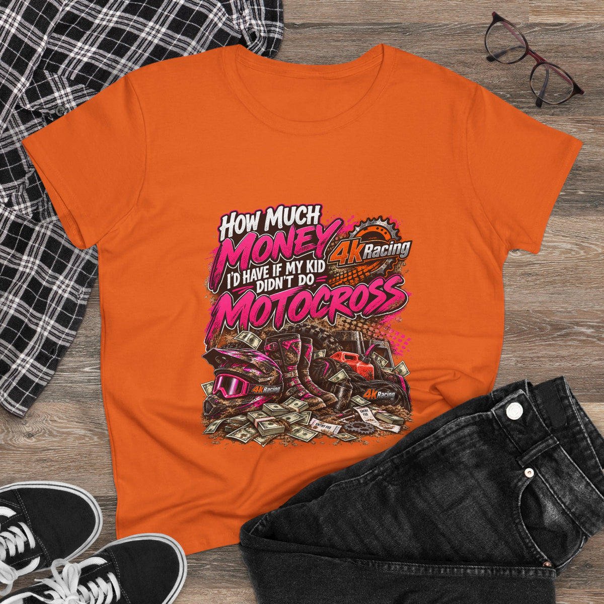 How Much Money — 4kRacing Motocross Tee